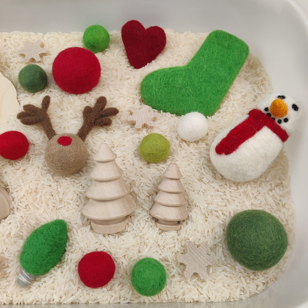 Sensory bin - CHRISTMAS