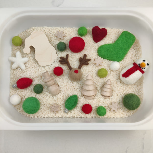 Sensory bin - CHRISTMAS